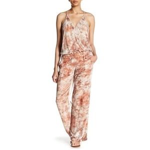 YFB by Young Fabulous & Broke Naomi Silk Velvet Jumpsuit